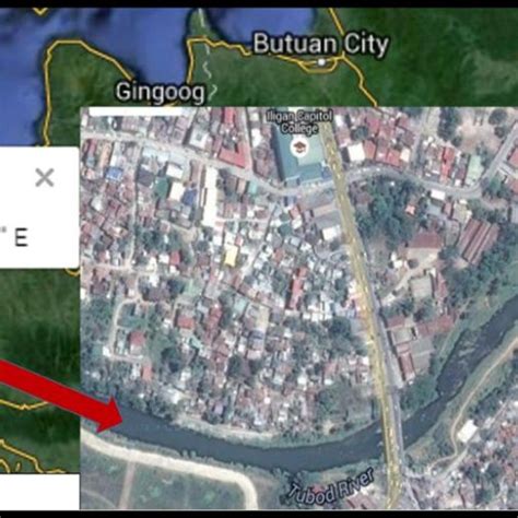 Detailed Satellite Map of Iligan City .